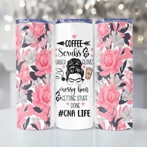 Coffee scrubs tumbler